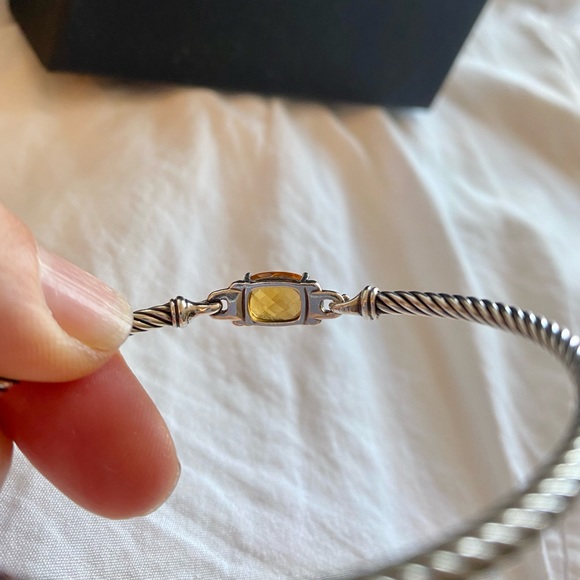 David yurman petite Wheaton bracelet citrine and diamonds size small - Picture 4 of 4